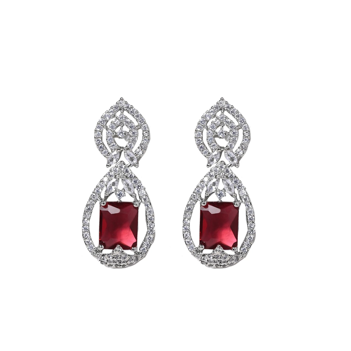 Reddish Drop Earrings