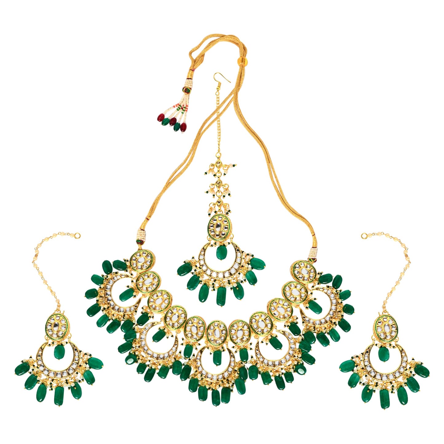 Shahi Pankh Semi Bridal Necklace