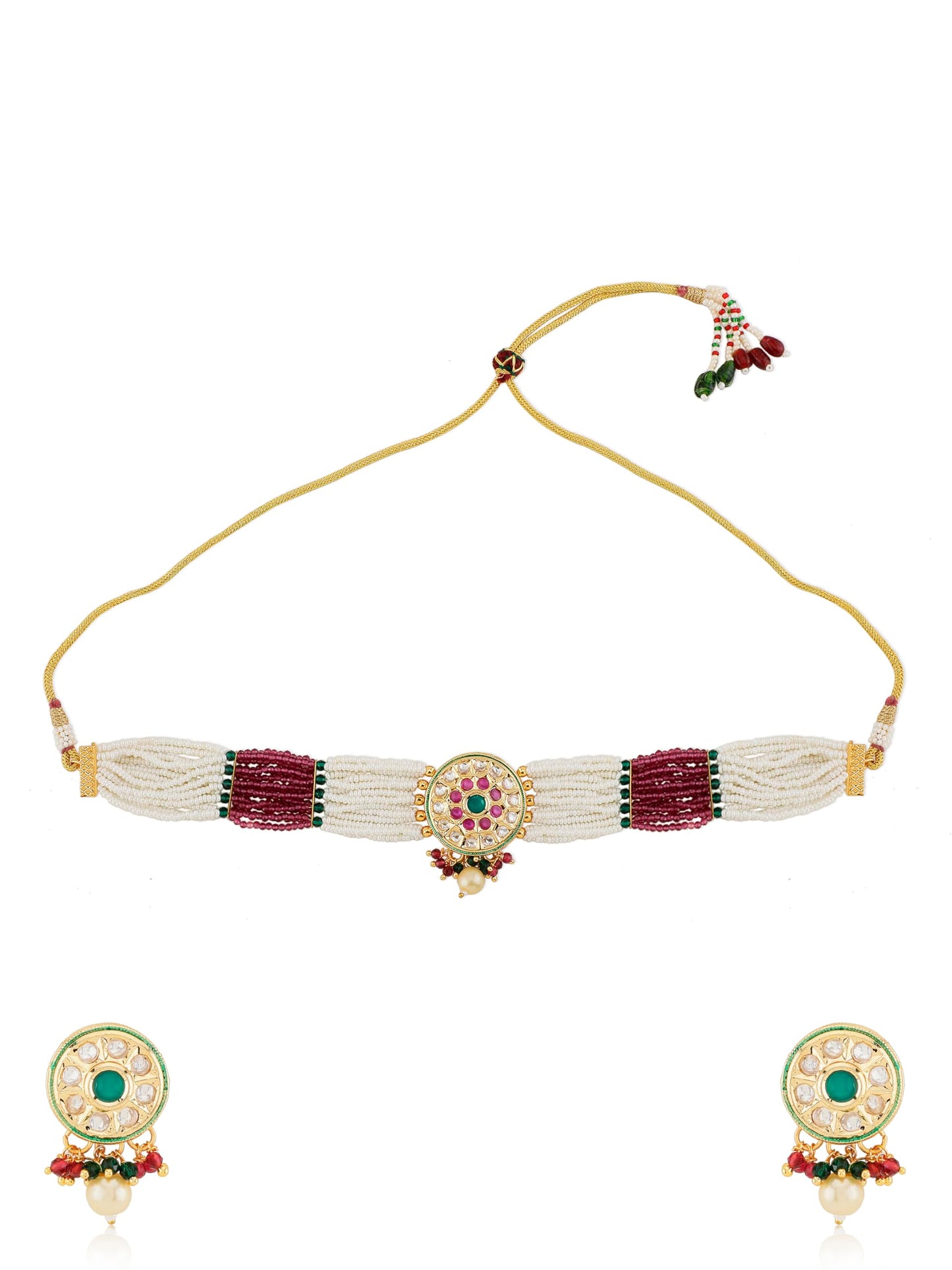 Tajore Polki Choker Set