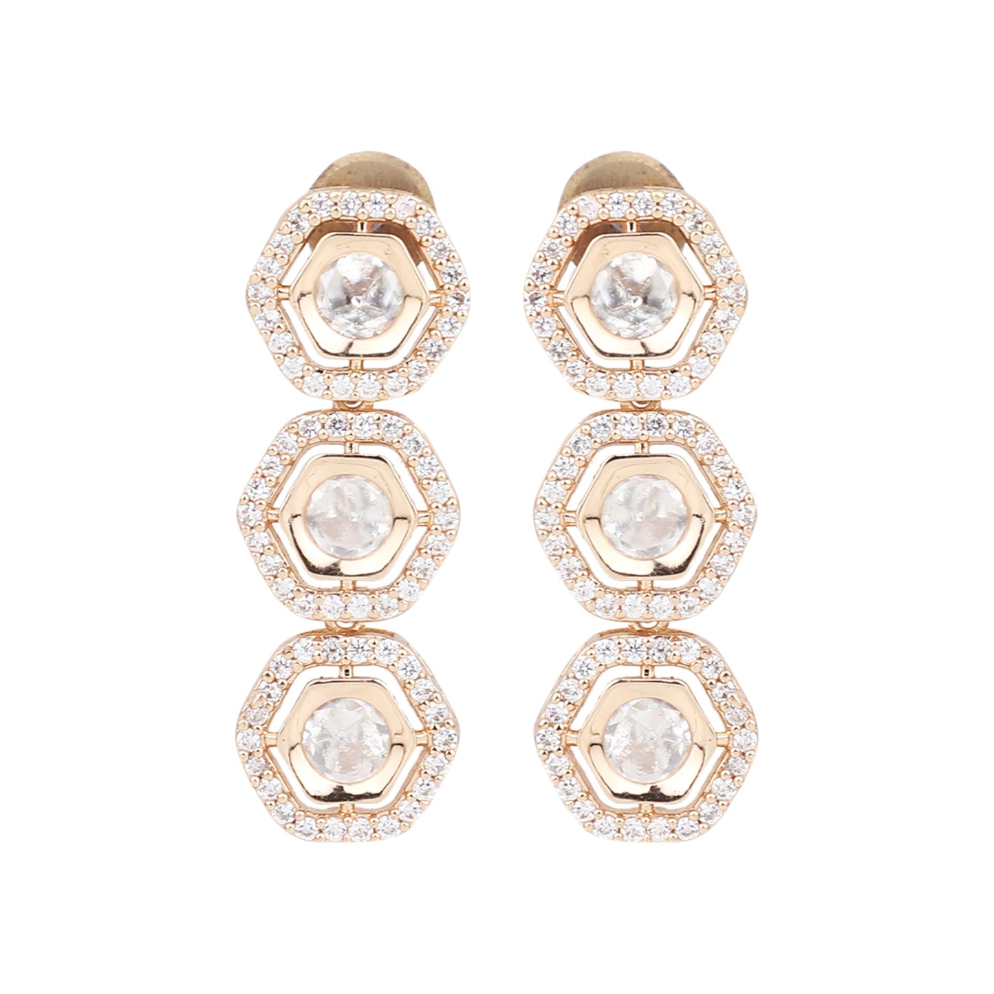 Sleek Shine Moissanite Necklace Set