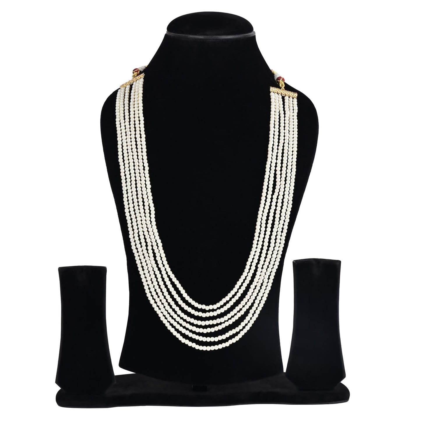 Multi-Layer Design Small Pearls Mala Necklace