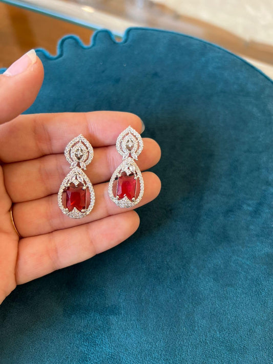 Reddish Drop Earrings