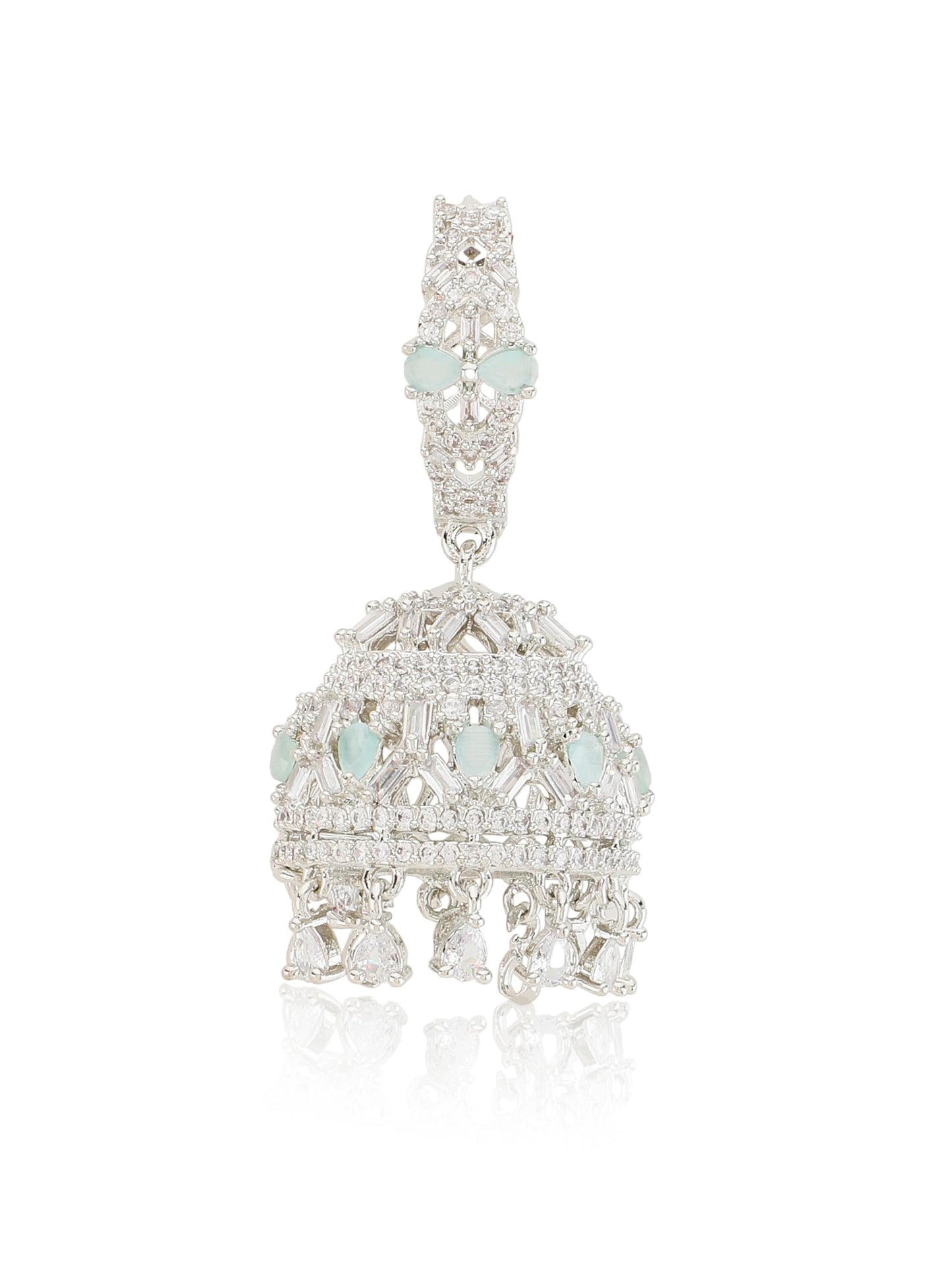 Sea Green Jhumkis