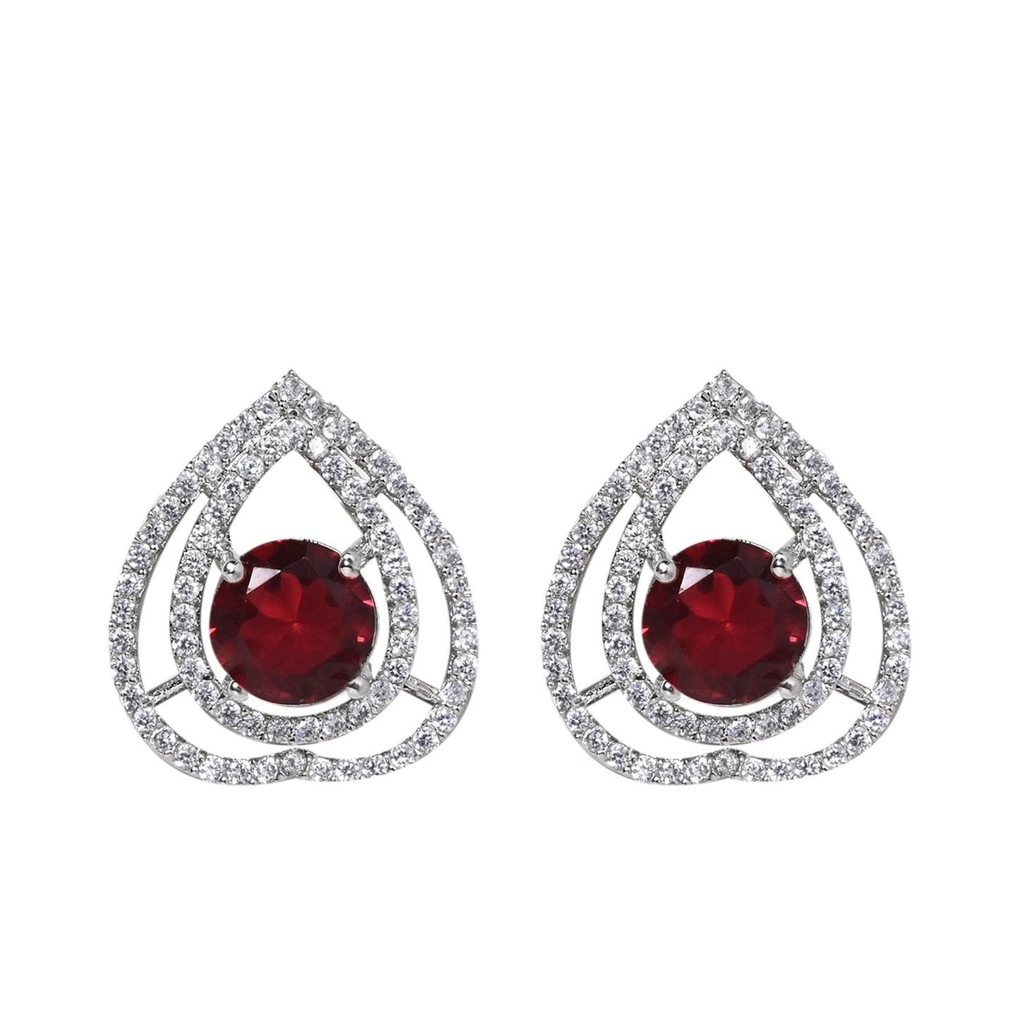 Coral Pink Drop Earrings