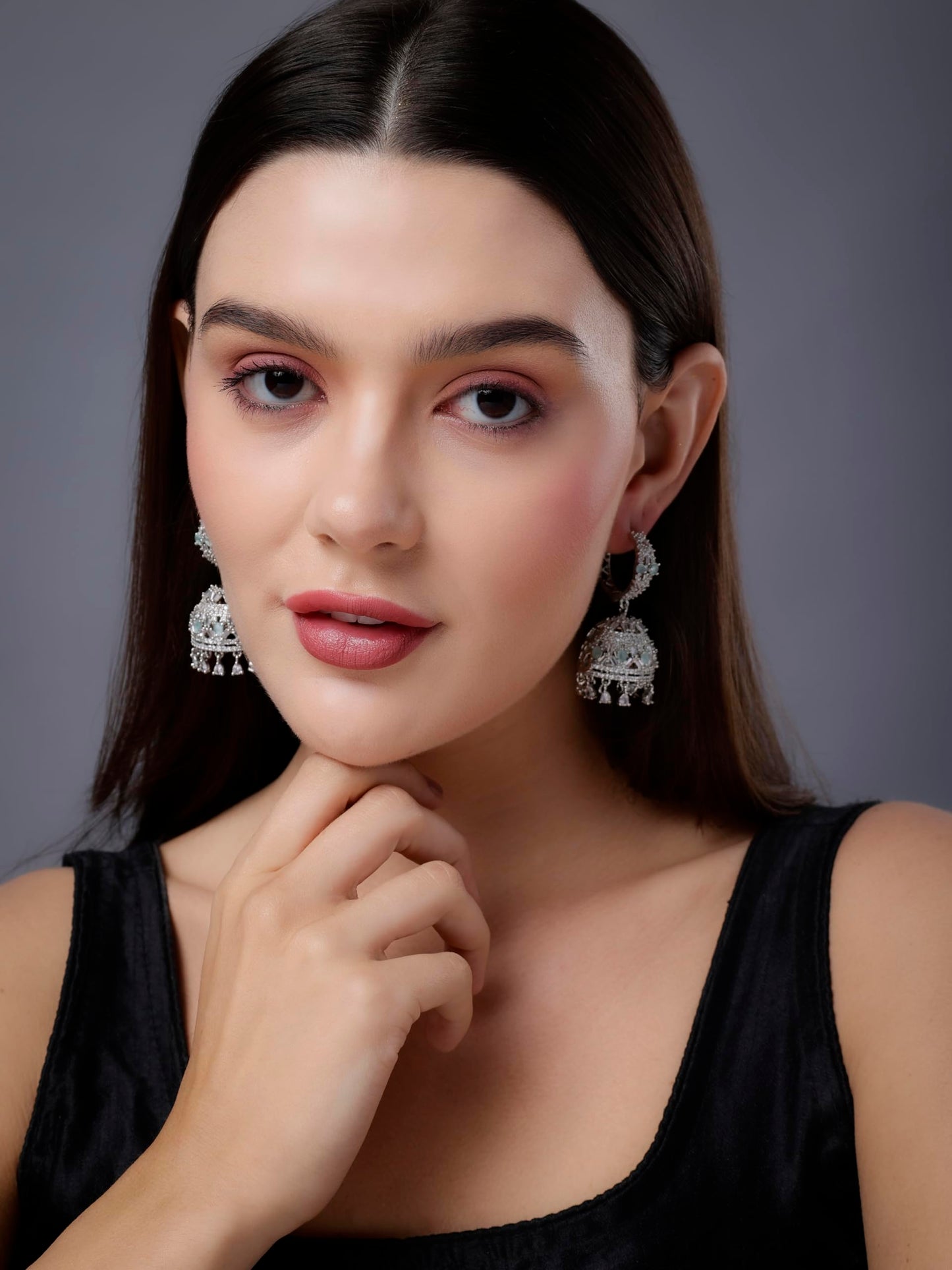 Sea Green Jhumkis
