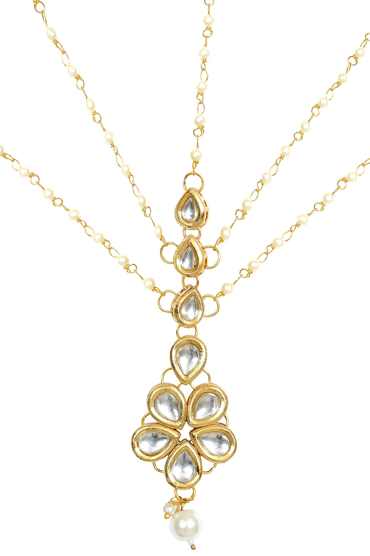 Jewellity Kundan Sleek Mathapatti/Headgear For Women MPK-547