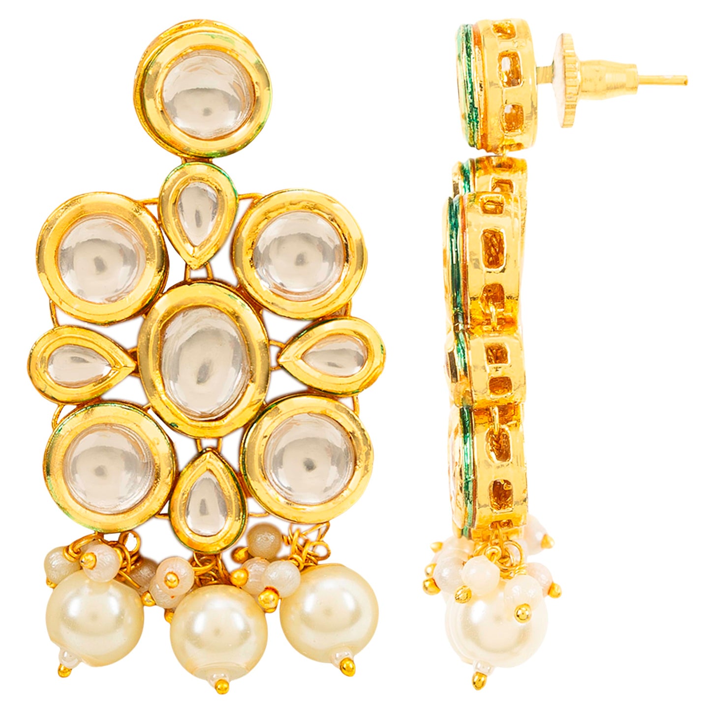 Traditional Kundan Pearl Choker Necklace