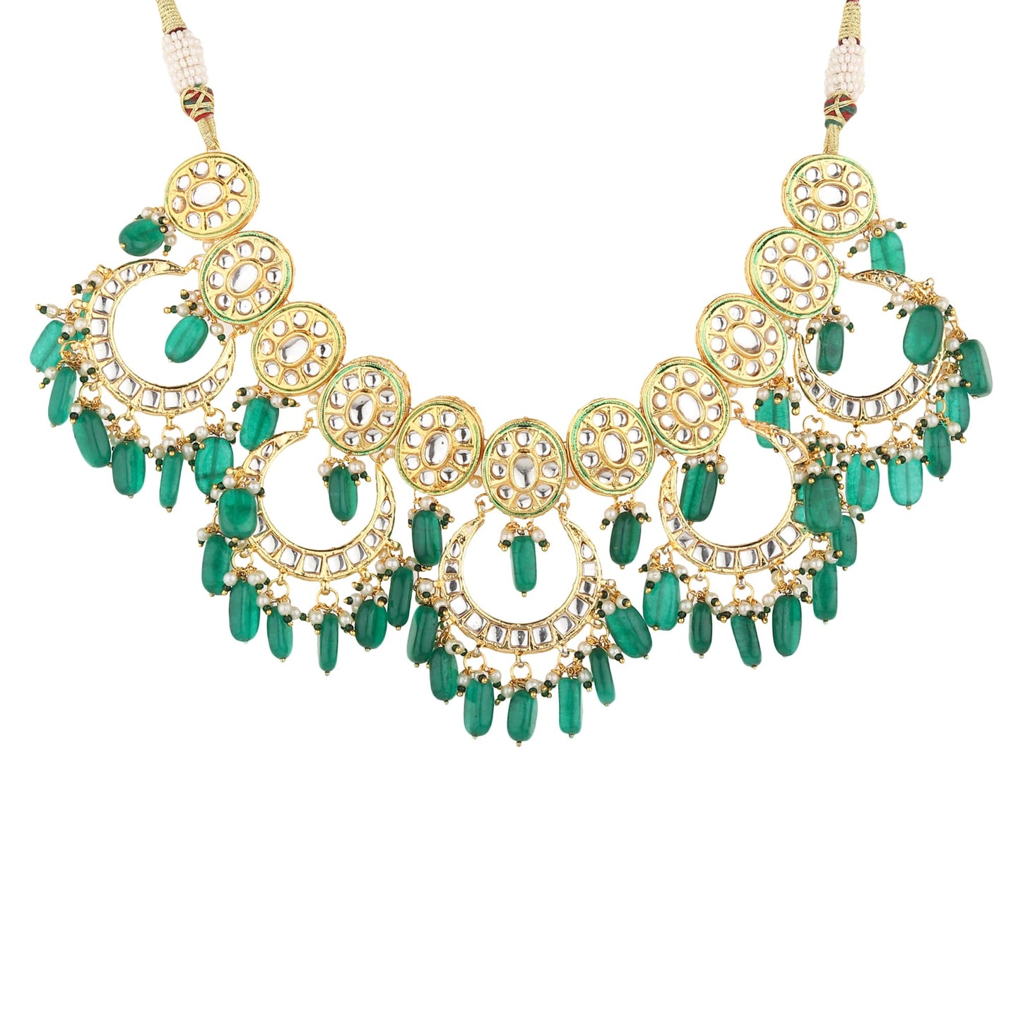 Shahi Pankh Semi Bridal Necklace