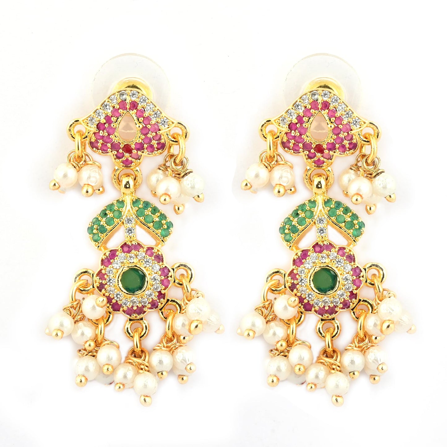 Rajkumari Jadau Necklace Set