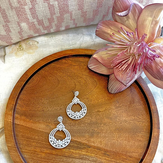 Opulent Shine Oval Earrings