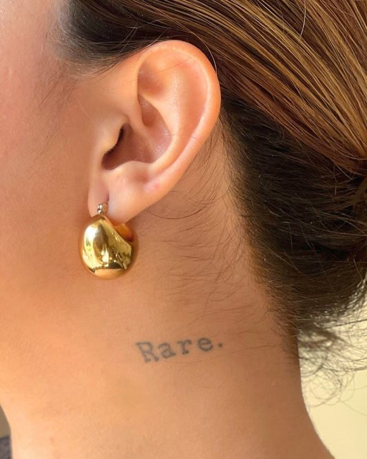 Golden Aura Hoops