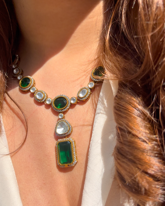 Green Antique Stone Set